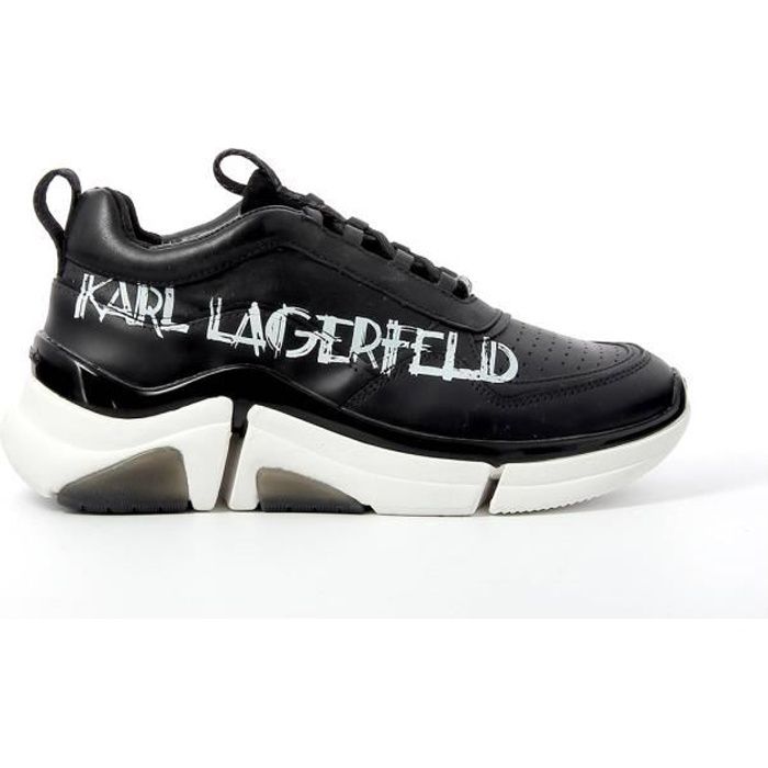 Basket Homme KARL LAGERFELD KL51710 - coloris : Noir - pointurehomme : 45  Noir - Cdiscount Chaussures