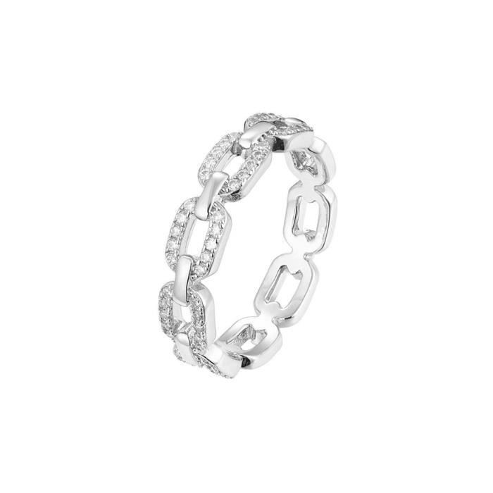 Di giorgio bague online argent oxydes de zirconium