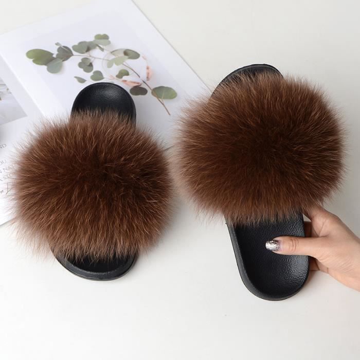 Cache-oreilles,Couvre-oreilles en fourrure de renard véritable 100