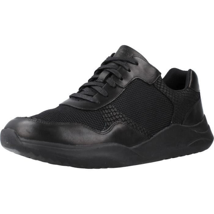 Chaussures Clarks Homme Noir - Taille 7 M - Coussiné Léger - échantillon Neuf