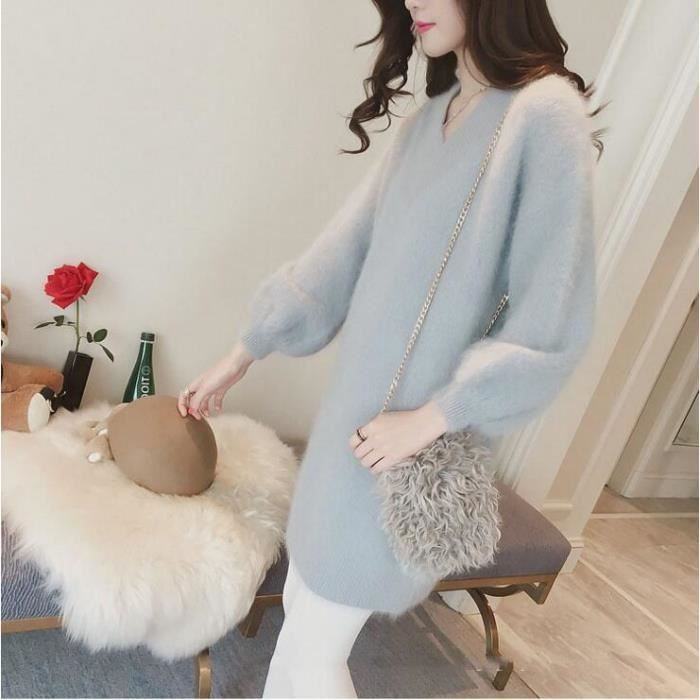 Pull à Capuche Surdimensionné En Tricot Torsadé à Manches Longues Et Col En V Pour Femme, #01-Beige, Petit