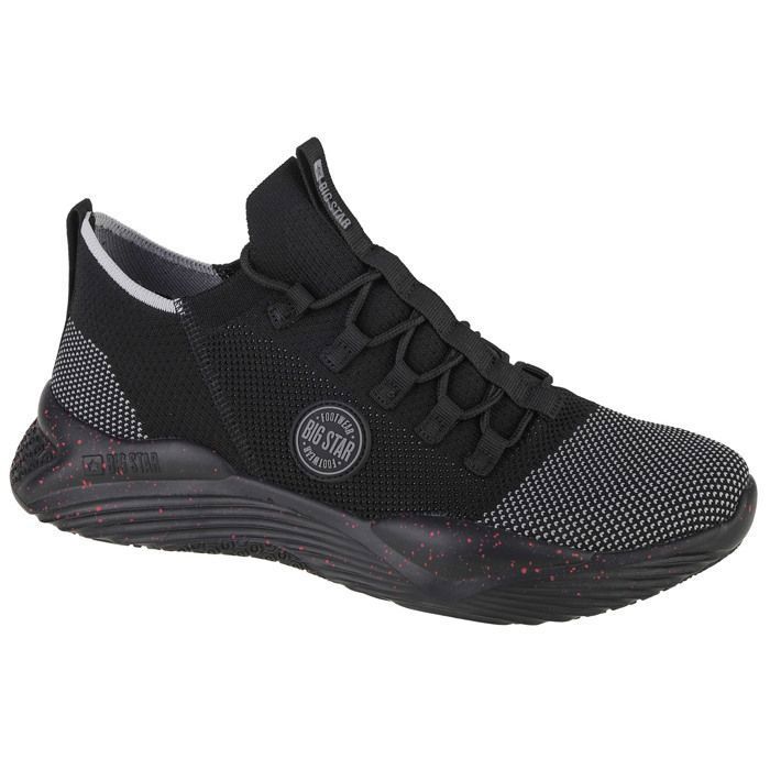 BIG STAR Chaussures pour Homme BIG STAR LL174282 Noir - Dessus Synthétique - Lacets