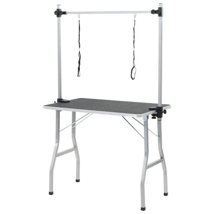 Table De Toilettage Ajustable Pour Chiens Chats 2 Potences Achat