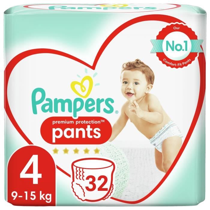 Pampers Baby-Dry Pants Couches-Culottes Taille 7, 30 Culottes - Cdiscount  Puériculture & Eveil bébé