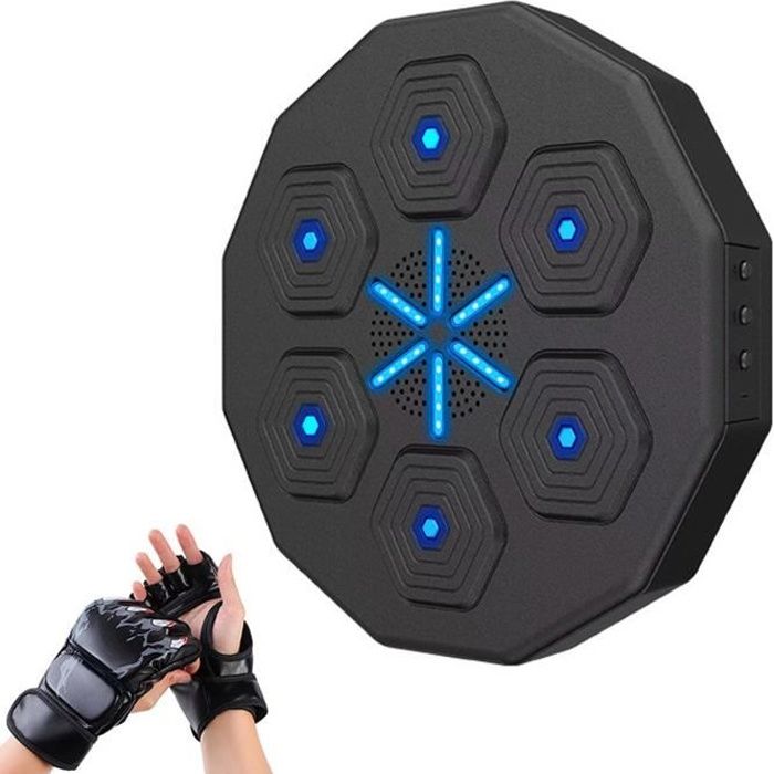 Macchina Da Boxe Musicale Con Bluetooth - 9 Velocità, Luci LED, Per Allenamento Agility - Foto 6