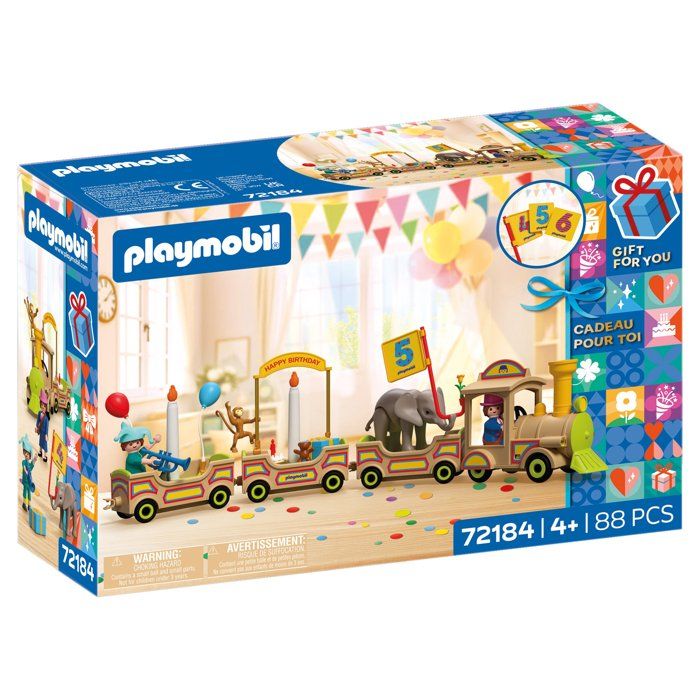 Playmobil Gift for You / Cadeau pour toi 72184 Train d'anniversaire