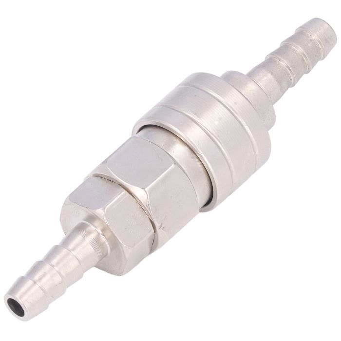 Qiilu Raccord Tuyau Échappement Acier Inoxydable Turbo 2.5'' Avec Boulons - Collier Silencieux