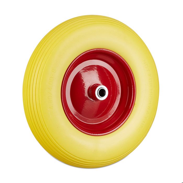 Roue de secours Air Pneu Roulement à billes diables Chariot à tirer brouettes Ø 400 mm
