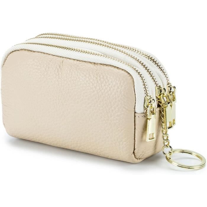 Petit Porte-monnaie Plateau Cuir Véritable - TheGloveHut - Fabriqué En Inde