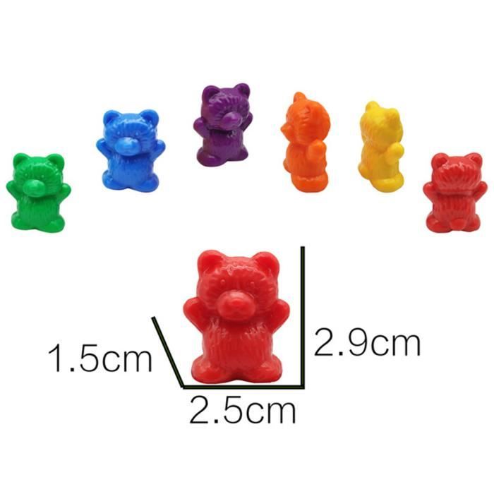 Jouets Magnétiques De Tri Des Couleurs - 12 Pots + 60 Aimants - Pour Tableau Blanc Ou Frigo - Éducatif Pour Bébés Et Enfants