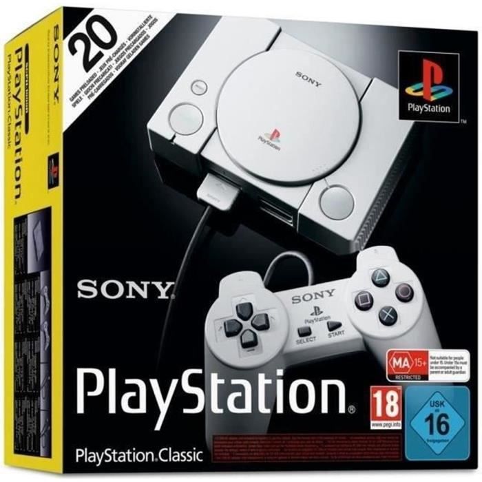 Console de salon - SONY - PlayStation Classic mini - Version française intégrale - NEUF - Envoi rapide