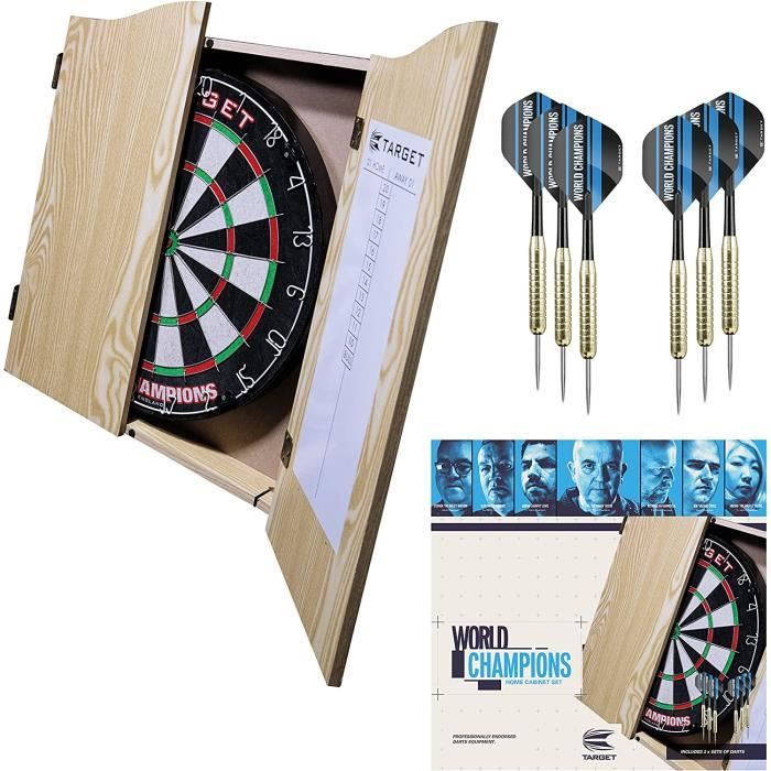 Target Lot de 2 fléchettes Home Champions du Monde avec 2 Jeux de