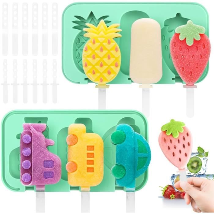 Lot De 12 Moules à Glace Kulfi En Aluminium - Parfaits Pour Glaces Maison