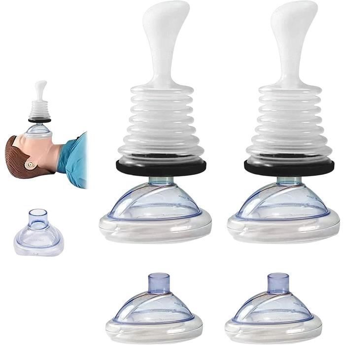 LifeVac Kit Anti-Étouffement - Dispositif Urgence Secours Adultes/Enfants - 4 Masques Inclus - FDA Approuvé