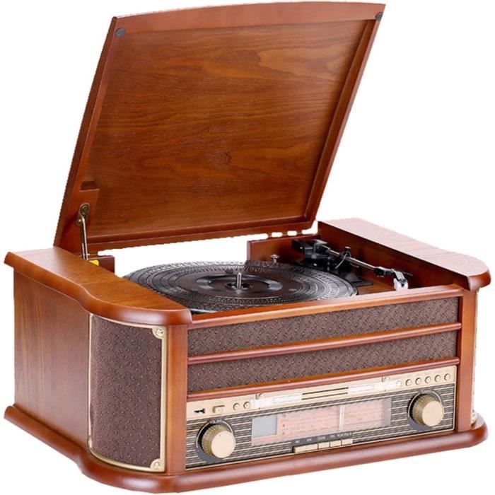 Tourne-Disque Avec 2 Haut-Parleurs, Tourne-Disque Phonographe