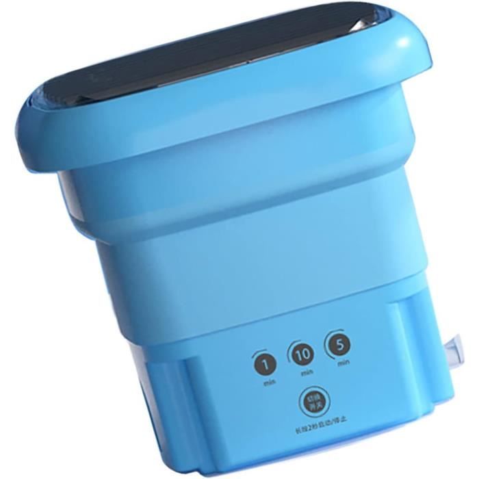 Machine à Laver Portable Pliable - Mini Laveuse Avec Essoreuse, Tuyau De Vidange | Pour Voyage, Camping-car, Dortoir