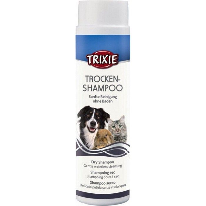 Shampoing sec - Trixie - 100 Gr - Pour chiens et chats - Désodorise - Nettoie en douceur