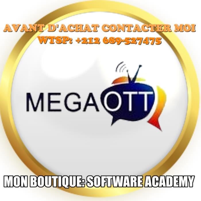 MEGA OTT IPTV ABONNEMENT 12 MOI Cdiscount TV Son Photo