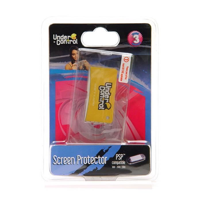 Film De Protection D'écran Pour Consoles Psp Slim Et Psp Avec Applicateur - vue 2