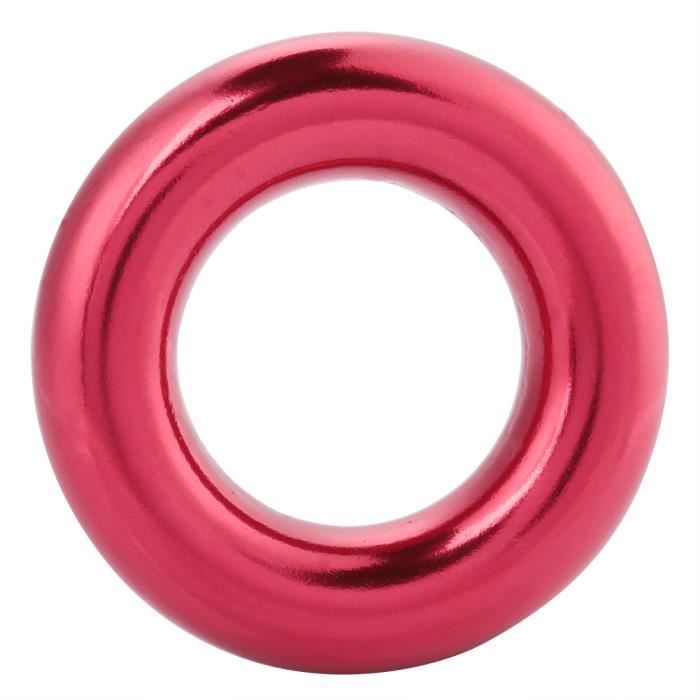 Anneau De Rappel Aluminium 20 KN – 360°, Forge Sans Soudure, Léger 59 G, Pour Escalade Et Secours
