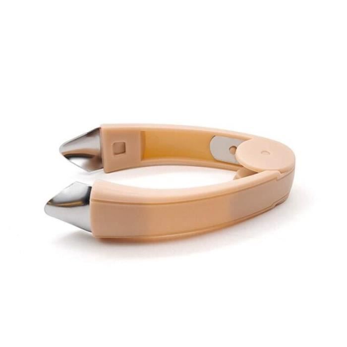 Cikonielf éplucheur D'ananas Coupe-ananas En Plastique Acier Inoxydable Poignée Ergonomique