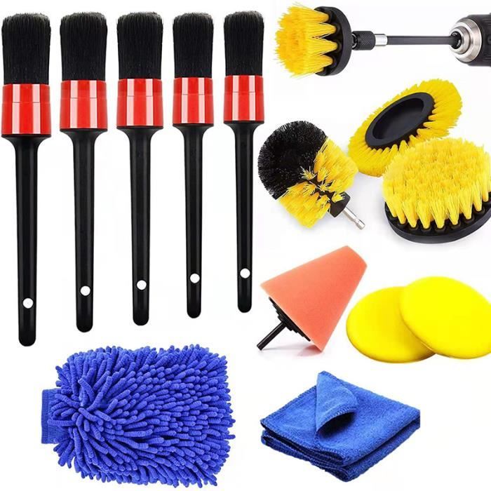 Kit De Nettoyage Pour Disques Vinyles - Brosse En Velours ABS + Chiffon - Nettoyage En Profondeur Sans Traces - Protection Anti-poussière
