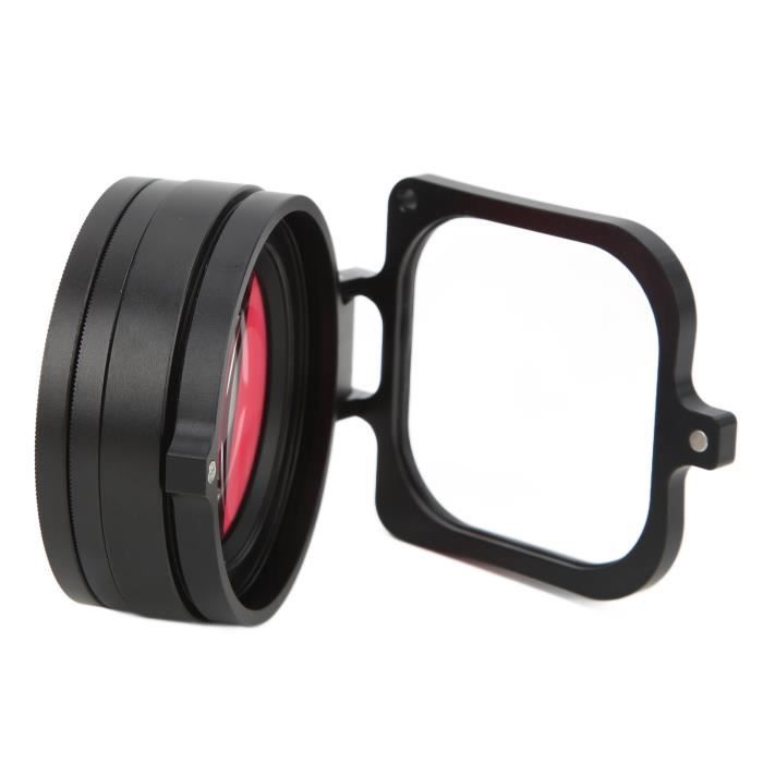 Filtre Rouge 58mm + Objectif Macro 16X Pour GoPro - Pour Plongée Sous-marine Et Photos Rapprochées
