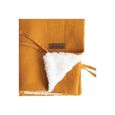 DOMIVA Couverture Fluffy - Coton/Polyester - Idéal poussette - Caramel - 75 x 100 cm-1