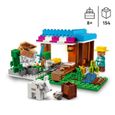 LEGO® 21184 Minecraft La Boulangerie, Jouet de Village, Figurines de Creeper, Épée et Animal, Cadeau Anniversaire dès 8 ans-1