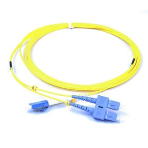 Câble Fibre Optique Duplex OM4 LC/UPC - Longueur 3 M - Gaine 2 Mm - Testé Individuellement - Pour Réseaux Haute Densité