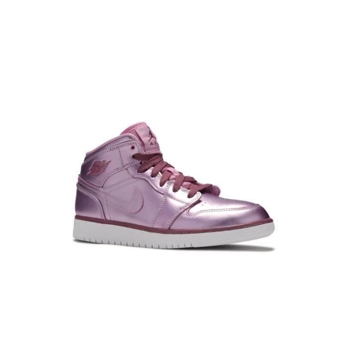 jordan 1 pink and silver