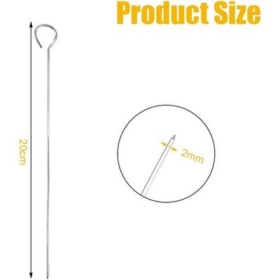 Ensemble D'accessoires Pour Friteuse à Air Chaud Avec 24 Brochettes Grille En Acier Inoxydable Et Brochettes Verticales Pour Friteuse A Air Chaud 98647349