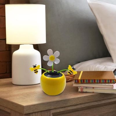 Fleurs Dansantes Solaires Pour Voiture – Décoration Colorée Qui Bouge Au Soleil, Parfaite Pour égayer Le Tableau De Bord