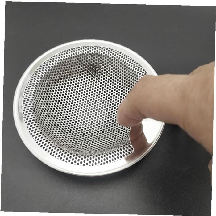 Filtre Évier Cuisine - Tamis 100 Mailles, Noir - Anti-Bouchon, Lavable - Avec 100 Filets