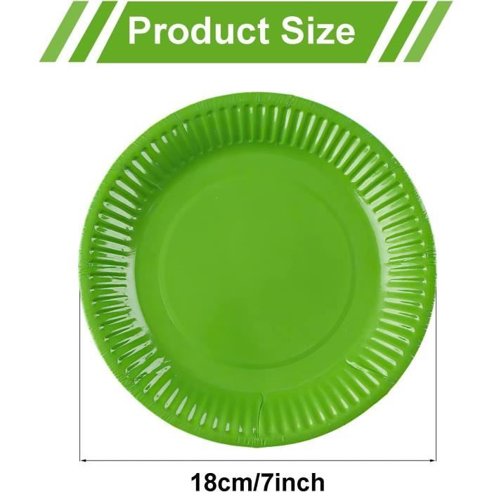 SENENQU Lot 40 Assiettes Plastique Réutilisables 26 Cm Bord Argenté - Incassable Mariage Fête