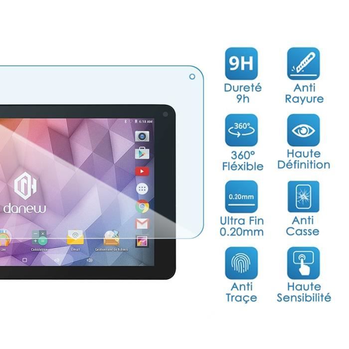 Film de Protection en Verre Fléxible pour Ecran PC Tactile Asus ZenScreen Touch MB16AMT 15,6 pouces