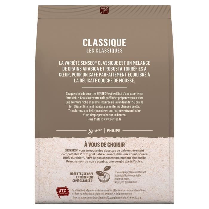 Senseo Café 400 Dosettes Classique (lot de 10 x 40) : : Epicerie