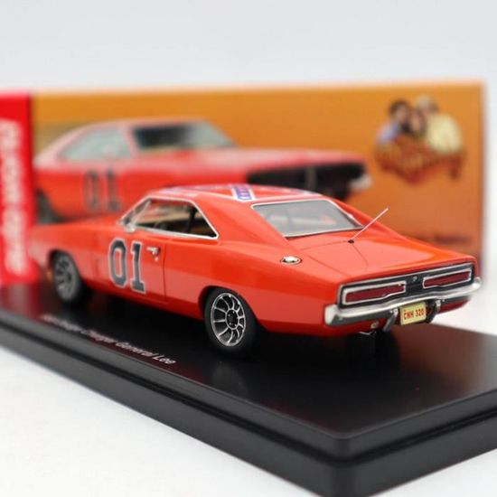 Auto World 1 43 1969 Dodge Charger General Lee Red AWRSS1151 Resin Limited Edition Collection