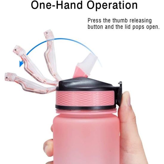 Générique Gourde Air Up 700ml – Tritan Givré, Paille, 8 Dosettes Goût Aléatoires, Sans BPA, Pour Sport, Fitness Et Quotidien