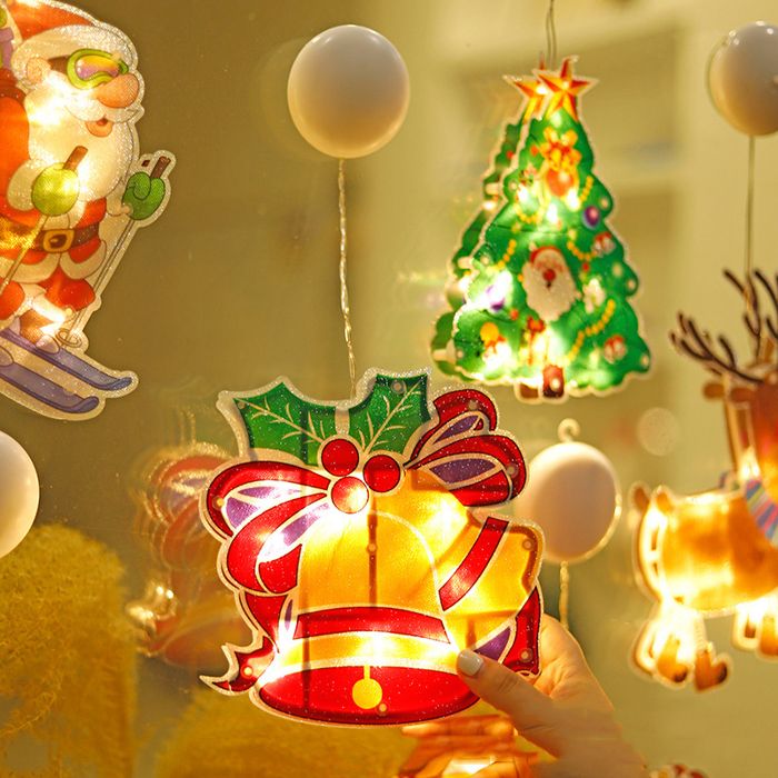 Lampe De Nuit De Noël Rétro - À Piles, Ambiance Chaleureuse, Pour Déco Intérieur Ou Fenêtre - 4