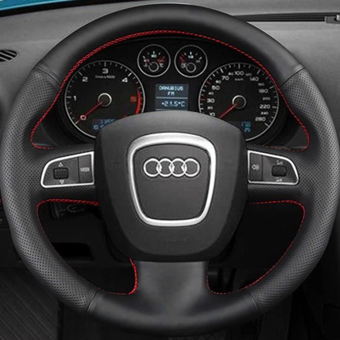 Fdit Anneau de volant pour Audi Garniture de couverture d'anneau de volant  de voiture en alliage d'aluminium pour Audi A1 A3 A4 A5 - Cdiscount Auto