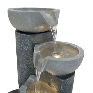 Fontaine Cascade Intérieure LONGRUN - Contrôle APP, LED, Acier Inox - Décoration Salon & Jardin - 11