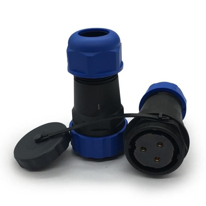 Carré - 2p - Connecteur étanche SD28, Câble électrique'aviation, Connecteurs Mâles Et Femelles