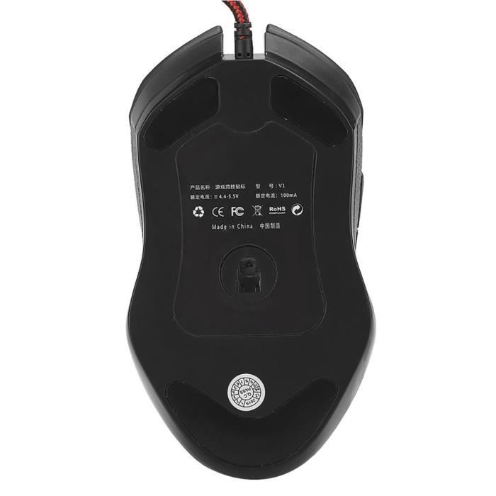 Tbest accessoire informatique Souris de jeu USB souris mécanique 8 touches  accessoire d'ordinateur côté antidérapant - Cdiscount Informatique