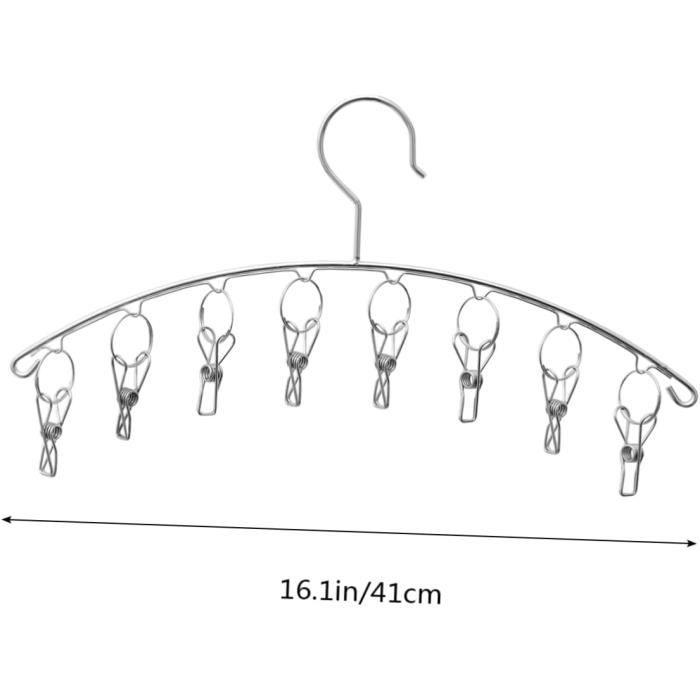 Lot De 5 Cintres Gonflables - 45x22x12 Cm, En PVC Antidérapant, Portable Et Coupe-Vent, Pour Voyage Et Séchage En Extérieur