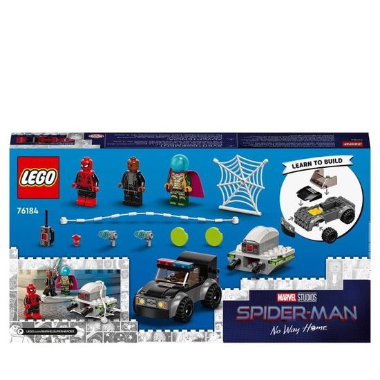 Lego 76184 marvel l'attaque du drone : spider-man contre mystério, jeu de  construction, voiture jouet pour enfant des 4 ans LEGO76184 - Conforama