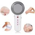 Appareil de massage 3 en 1 amincissant - Massage anti-cellulite visage et corps, ultrasons micro-courants, cavitation infrarouge-0