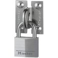 Master Lock E9140600008 Pack oeillets angle droit 60 + Cadenas-0