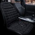 12V housse de siège de voiture chauffante universelle-2 vitesses-Chauffe-corps-Accessoires Auto-Pour voiture-noir-0