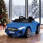 ORYXEARTH Voiture Électrique pour Enfant -Mercedes CLS350 – Bleu– Confort, Sécurité et Musique